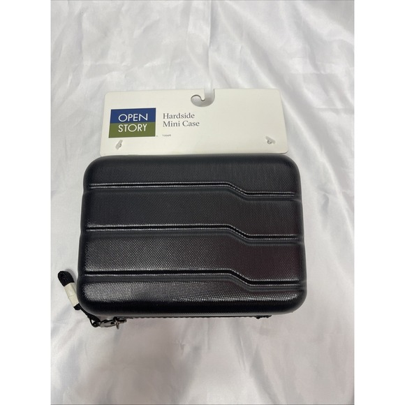 Open Story Other - Hardside Mini Case 7"x5"x3" Black For Travel, Camera, Trading Cards, Hobby‎